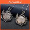 Fashionable Alloy Snake Chain Floral Rhinestone Cat Eye Stone Sweater Necklace
