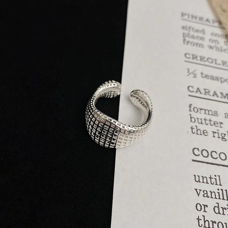 Foxanry Hollow Geometric Rings For Women Couples Minimalist Creative Classic Personality Trendy Party Jewelry Accessories Gifts