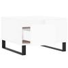 White Coffee Table 55x55x36.5 cm Particleboard