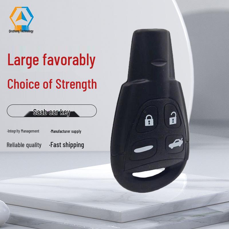 Saab 4-Button Smart Key Shell Replacement