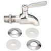 304 Stainless Steel Spigot Water Tap Faucet for Beer Juice Beverage Drink Wine Barrel Dispenser Tap 16mm 12mm