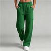 Women's Color Sweatpants with Elastic Waist and Pockets, Loose Fit Casual Joggers for Everyday Wear