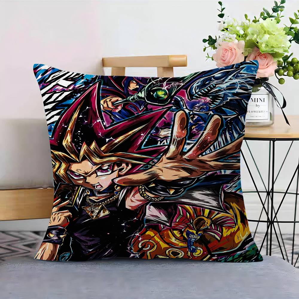 Amine Yu Gi Oh Classic Cushion Cover Car Throw Pillow Case For Sofa Car Christmas Gift 40X40Cm 45X45Cm