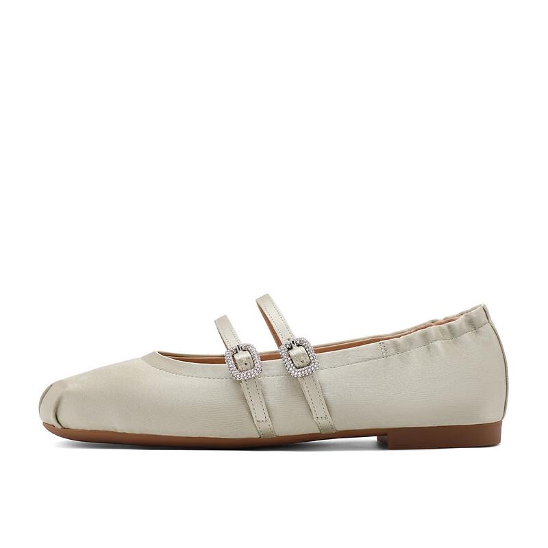 Baili Women's One-Strap Mary Jane Ballet Flats