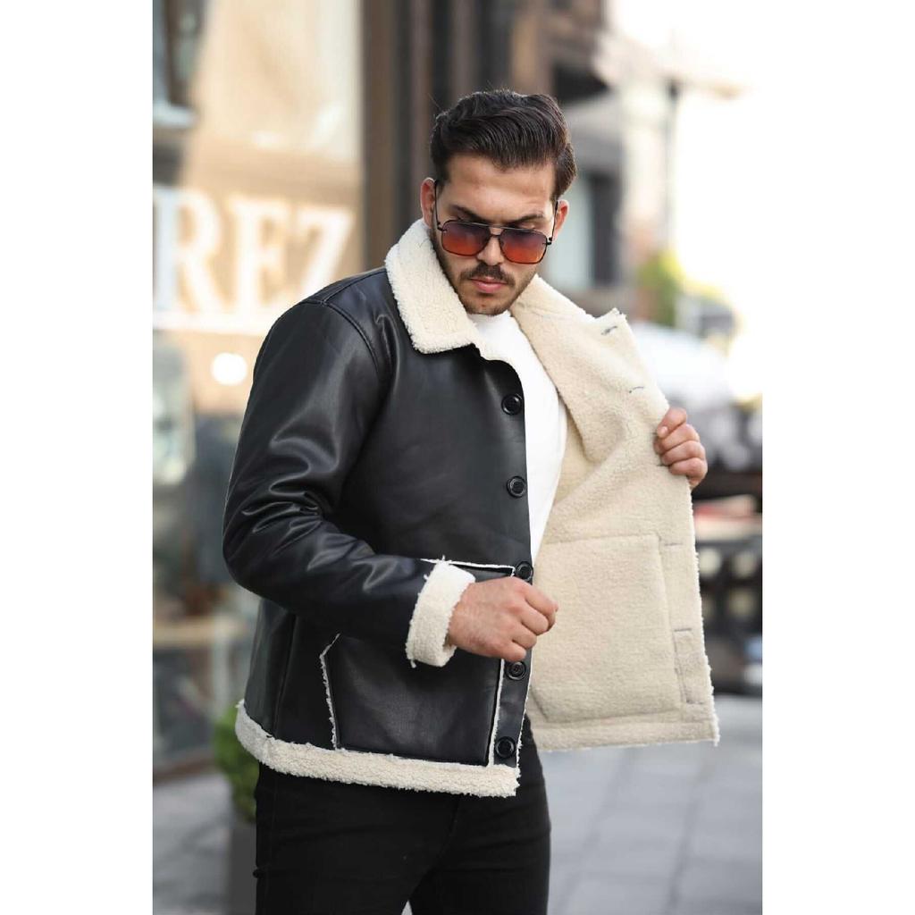 Laminated Plush Coat With Self-interior