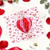 3D Popup Valentine's Day Card for Unique Party Celebration Handmade Greeting Card with Envelope Elegant Birthday Gift