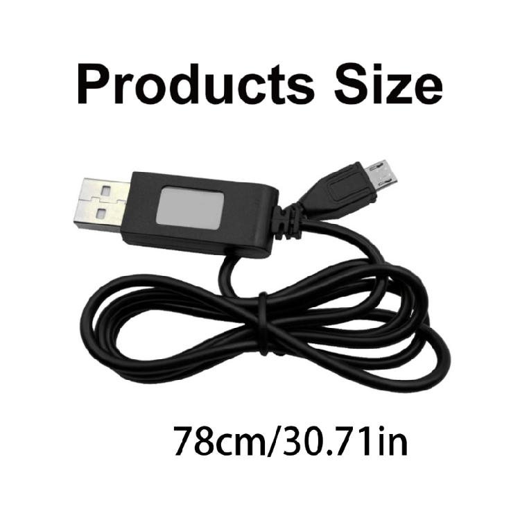 Multi Plug 3.5/5.5/USB 5pin USB Charging Cable for 3.7V Li Batteries with Charging Management and Auto Disconnection