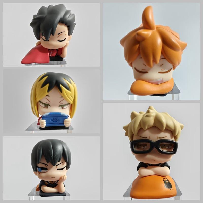 Volleyball Junior Q Edition 5 Sleeping, Hinata Xiangyang, Yingshan Feixiong, Tsukishima Firefly, Solitary Claw Grinding Boxed Doll