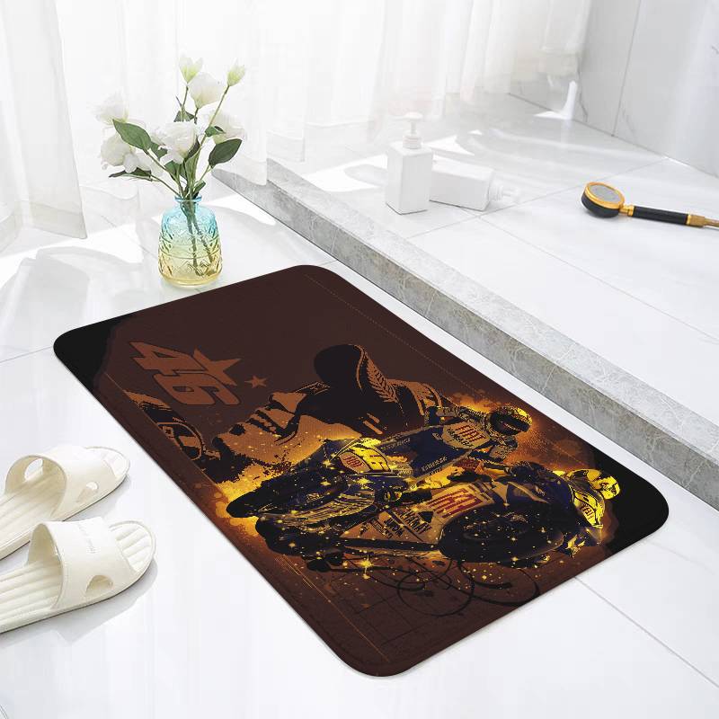 

Valentino R-Rossis 46 Floor Mats Home Laundry Rug Carpet For Living Room Decor Lounge Area Anti-slip Foot Mat Entrance Doormat 40x60cm