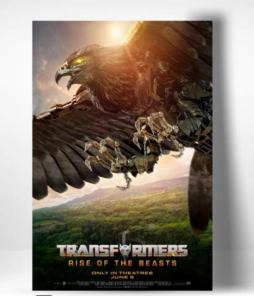 Transformers Rise of the Beasts Metal Poster, Movie Wall Art 20x30cm