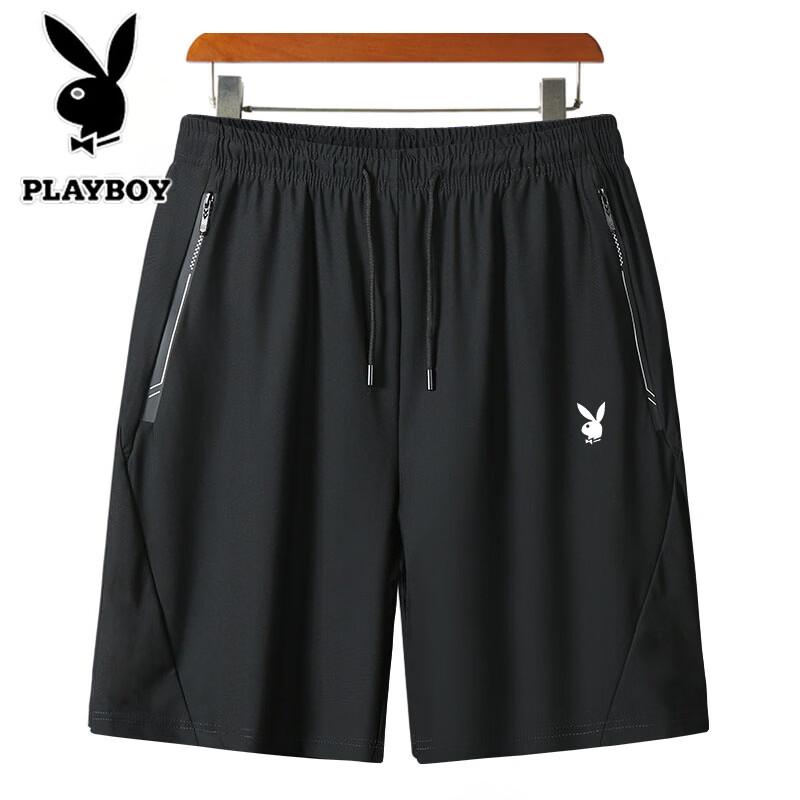 Playboy Men s Ice Silk Breathable Casual Shorts 3XL