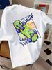 Men's and Women's Summer Essential Short Sleeved Top Fashionable and Versatile Summer Casual Daily Pure Cotton T-shirt
