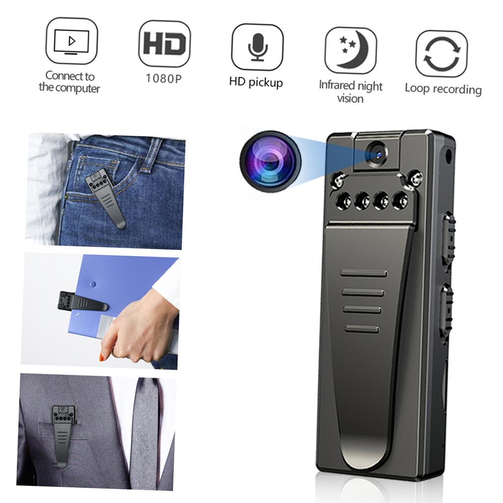 Camera HD Portable Back Clip Design Smart Camera 1920 80 Video Camera Wireless USB Camera for Indoor Outdoor