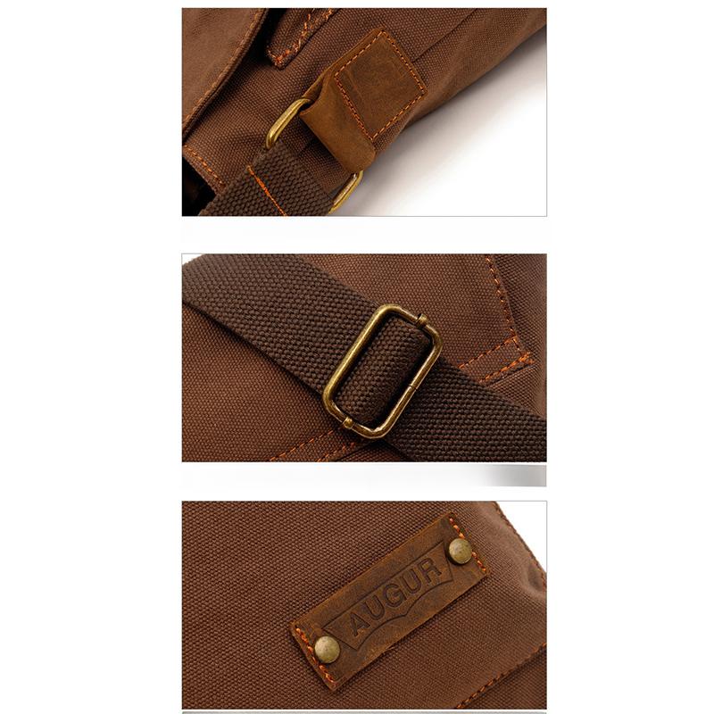 Canvas Bag Vintage Messenger Bag Brand Business Casual Travel Satchel Single Shoulder Bag Unisex Crossbody Bag Male