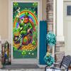 St Patrick's Day Banner, St Patty's Day Door Cover Party Decoration Backdrops, Party Decoration Backdrops
