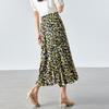 CARBAMMI Floral A-Linien Midi-Rock