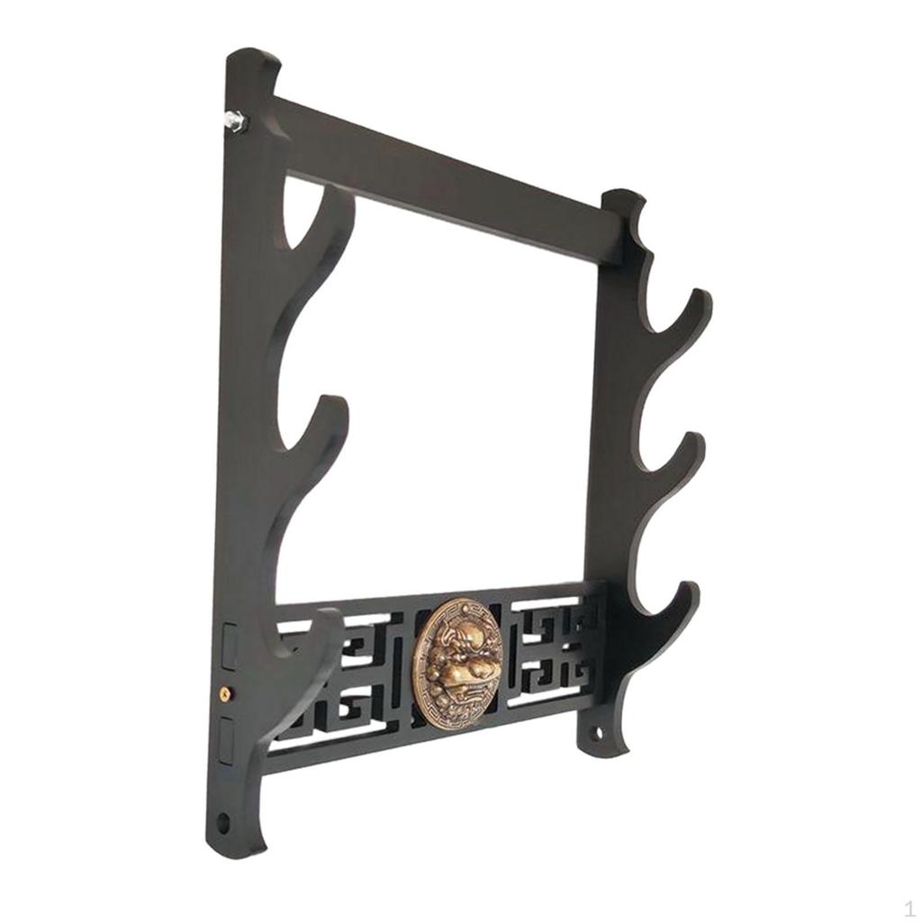 Chinese Flute Rack Tabletop Display Stand Lightweight Samurai Holder Support for
