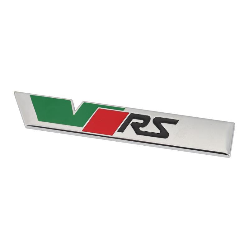 3D Metal Logo VRS Emblem Car Front Grill Badge Trunk Stiker Accessories