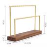 Multiple Jewelry Display Rack Solid Wood Eardrop Storage Stand Earrings Trinket Showcase Hanger Desktop Jewellery Displays Shelf