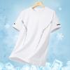 Trendy Men's Ice Silk Quick Drying Short Sleeved T-shirt, Cool Summer, Outdoor Running, Fitness and Sports Short T-shirt for Men