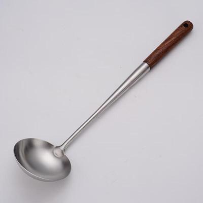 ZISIZ Long Handle Stainless Steel Cooking Ladle (2-Pack)