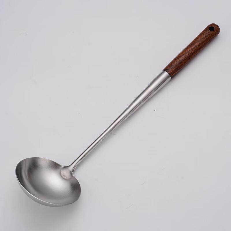 ZISIZ Long Handle Stainless Steel Cooking Ladle (2-Pack)