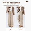 HSTYLE Women's Fleece-Lined High-Waist Wide-Leg Sweatpants