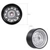 2PCS Metal 1.9 Inch Wheel Hub Rim Beadlock for 1 10 RC Crawler Car Compatible with TRX4 SCX10 RC4WD Hsp Redcat Traxxas