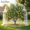 Large-Size Fruit Tree Bird and Pest Protection Net Cover Reusable Breathable Plant Barrier Net. Suitable for Vegetables, Tomatoes, Flowers, and Shrubs