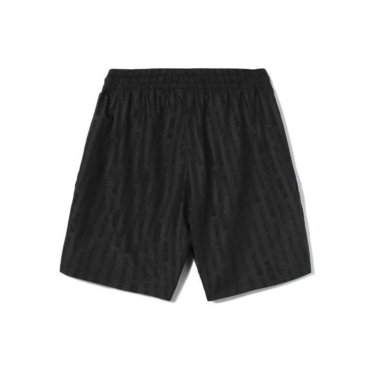 Li-Ning Wade Series Letter Print Quick-Dry Loose Fit Casual Shorts Men shorts Black AKSR355-3