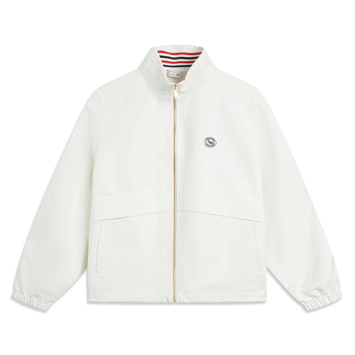 

Li Ning Серия Спортивный тренд Серия Спортивная жизнь Серия Спортивное вдохновение Однотонная куртка на молнии со стойкой воротником Универсальная свободная куртка AJDV214-1 S