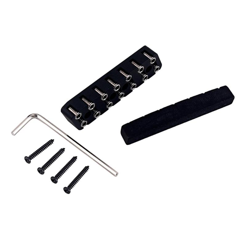 6/7/8 String Tremolo Lock System Locking Nut Accessories Lightweight Headless Guitar Bridge Portable Music Elements