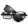 2505 Magnetic Unisex Optical Prescription Square Sun Glasses Slip Chain Hanging Neck Myopia -0.5 -0.75 -1.0 -1.5 -2.0 To -6.0