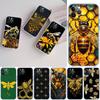 CJ11 Art Bees Cartoon Soft Shell Transparent Phone Case for Motorola Moto G7 G8 G9 G84 G85 G73 G24 G15 Z2 Play Power Plus