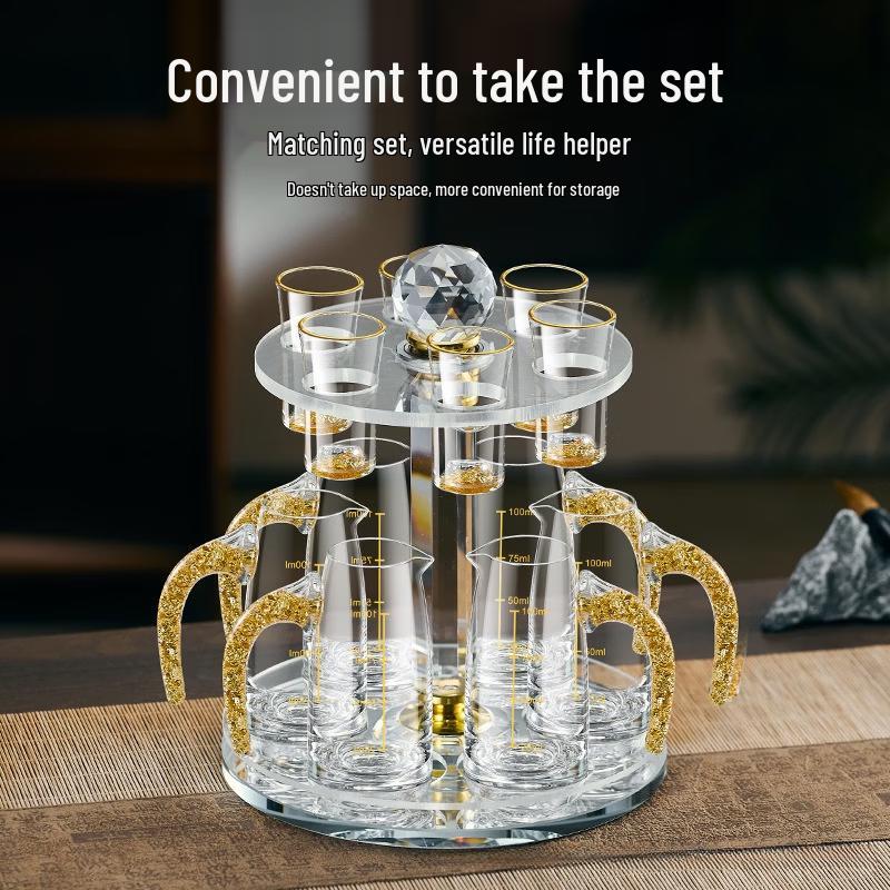 

Gold Foil Glass Wine Set