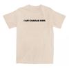 I Am Charlie Kirk Tee America Fashion Style Tshirts Cotton Short Sleeve Casual Female T-shirt Letter Graphic Printing T Shirts