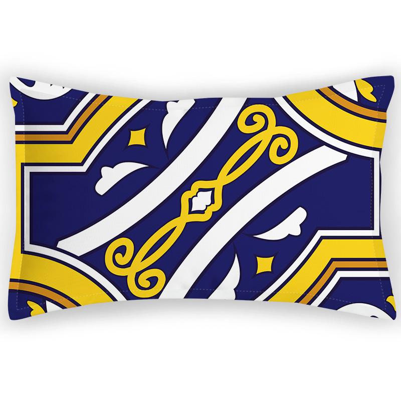 Retro Pillowcase, Classic and Elegant Velvet Twill Imitation Pillowcase, Home Bedding, Printed Satin Pattern, New Chinese Style Pillowcase