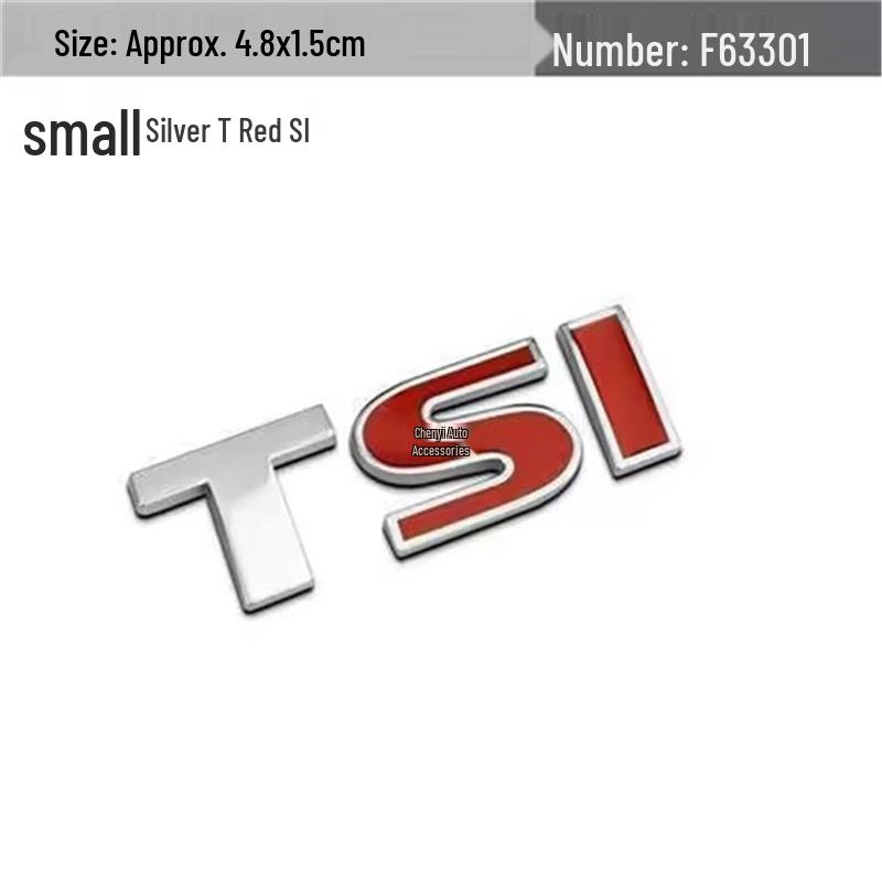 Tiguan, CC, Lavida, Golf, Sagitar, Magotan, Passat TSI Car Metal Tail Emblem Modification
