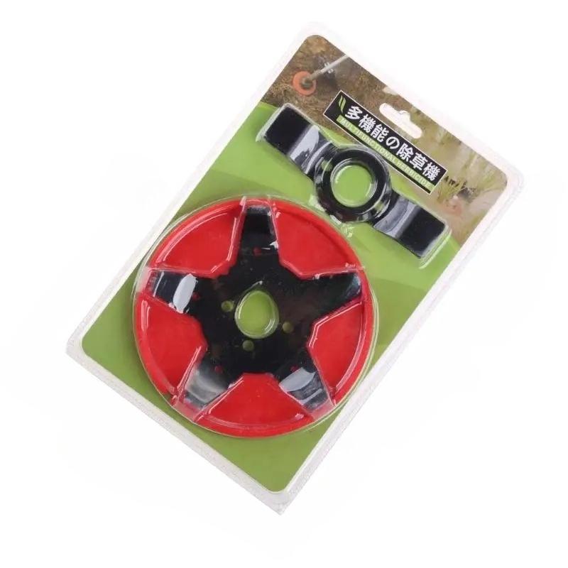 

100x Лезвие для газонокосилки Садовый инструмент Запасные аксессуары Триммер для травы, для 9821 9828 9829 8840 8841 красный