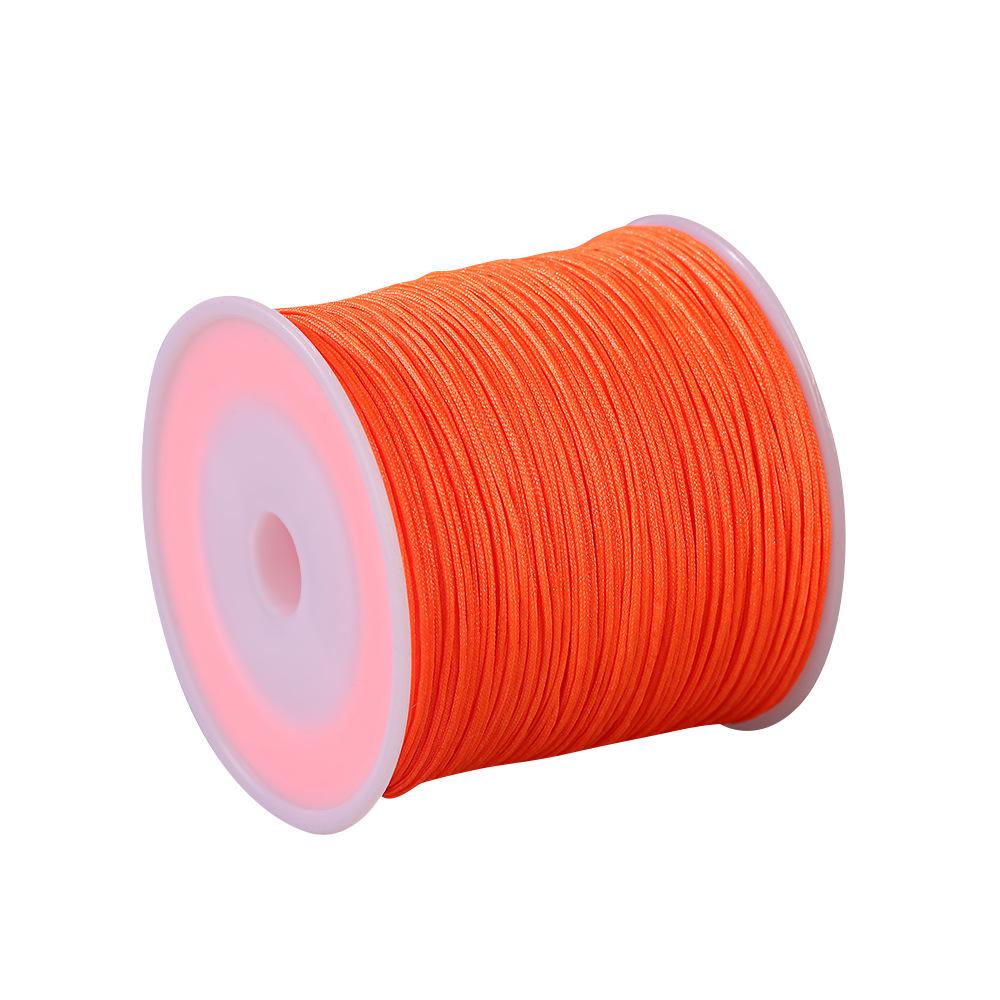 Handmade No. 72 Jade Thread - 0.8mm Wear-Resistant String for Jewelry Crafting, Hand Rope, Bracelets, DIY Necklaces, 50m