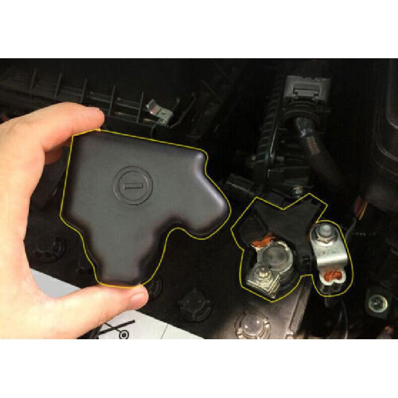For Toyota Highlander 2014- Black Engine Battery Protective Cover Trim 1PCS