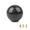 Stil JDM Universal Oval/Sferă Fibra de Carbon Buton Schimbător de Viteze Manual Cu 3 Adaptor pentru Majoritatea Decorațiunilor Auto Clasic