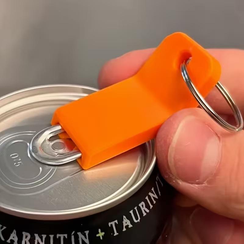 Apribischi per Lattine di Soda, Rimuovi Coperchi per Lattine di Bevande Portatile, Apribottiglie Sicuro per Lattine di Soda, Birra, Bevande Energetiche 1/5Pz