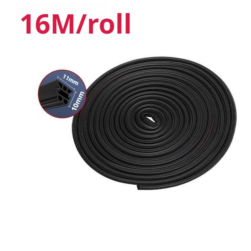 SEAMETAL Three Layer Car Seal Strip Rubber Thicken Car Door B-pillar Hood Trunk Sealing Strips Dustproof Waterproof Weatherstrip