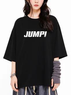 Oversized T-shirt with ducks and coffee print 4XL