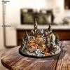 Christmas Desk Decor, Snow Scene House Design, Indoor/ Outdoor Home Office Decoration, Home Tabletop Decorations, Nurseries, Home Desk Living Room