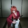 Halloween Anime Rurouni Men Himura Kenshin Kimono Costume or Wig