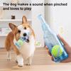 Dog Chew Toy with Snack Dispenser Water Bottle Dog Toy for Intellectual Stimulation Squeaky Water Bottle Dog for Pets