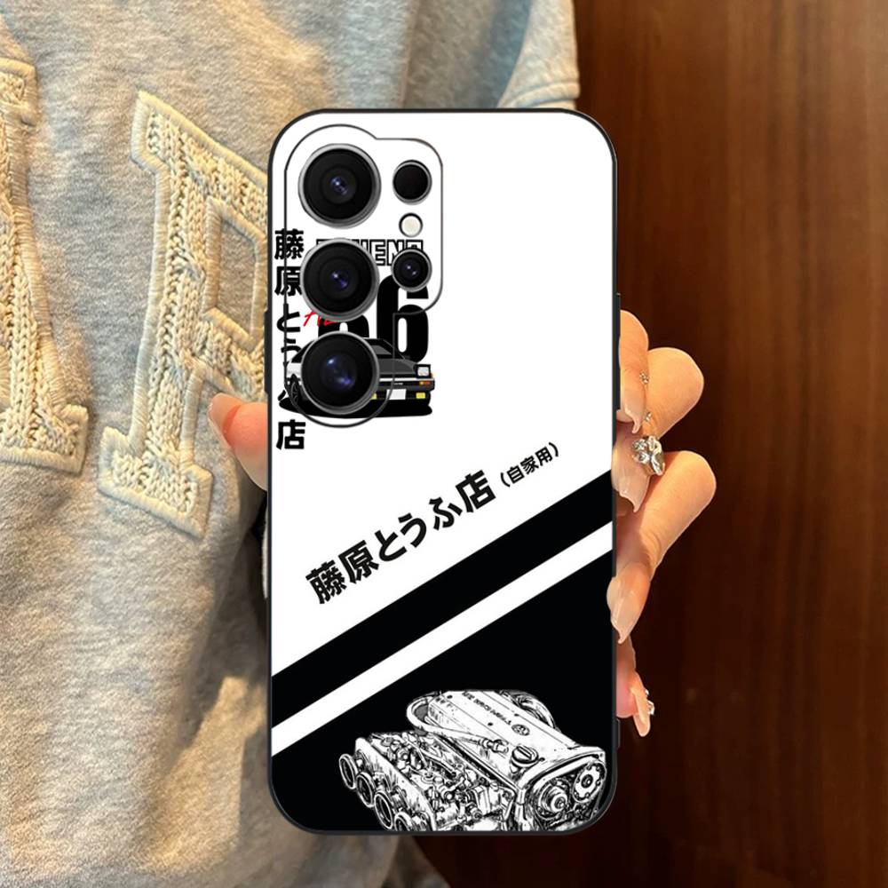 Racing Anime Initial D Phone Case For Samsung S 24 Fe 25 Ultra Plus 20 Lite 21 30 22 23 24 22 Ultra 5G Fundas