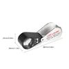 30X mini multifunkční ruční LED lupa na klenoty přenosná 21 mm lupa na klenoty 6